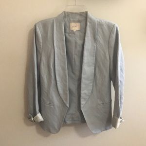 Light Blue Blazer LOFT Size 8